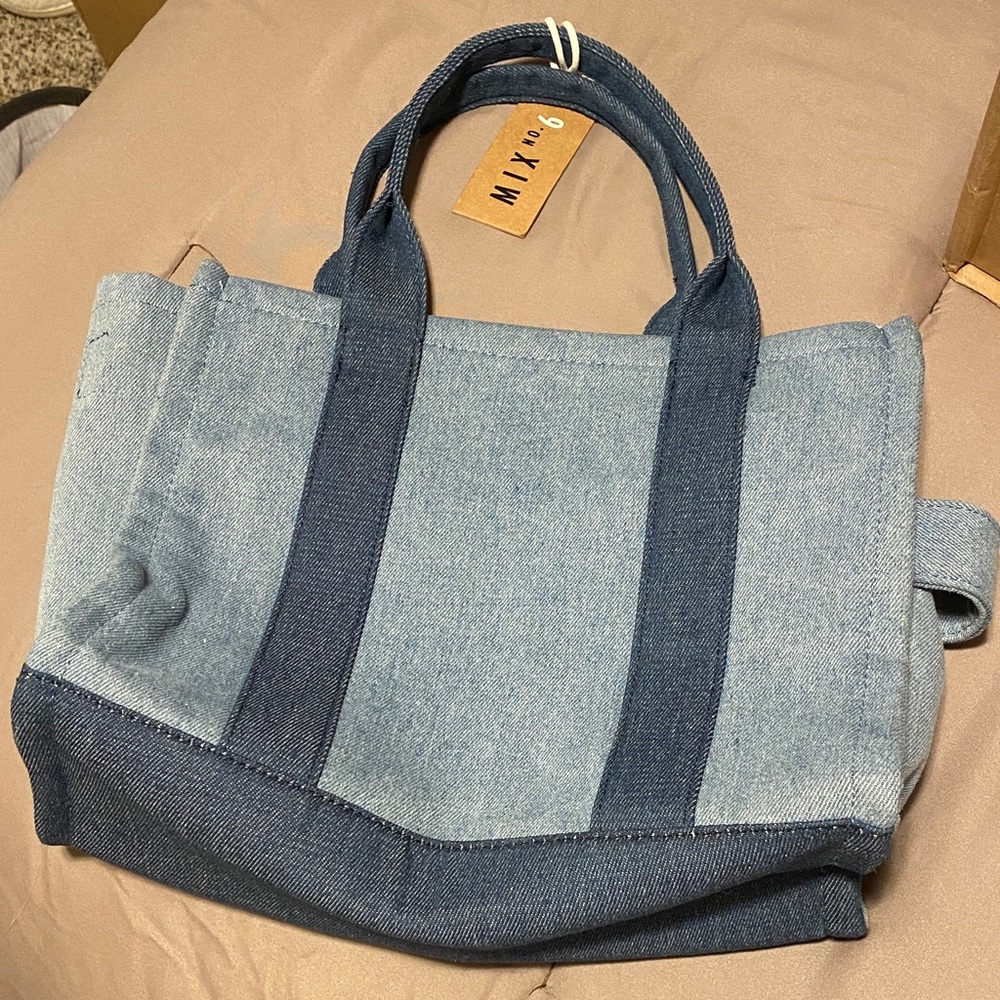 Mix No. 6 Two-Tone Denim Tote